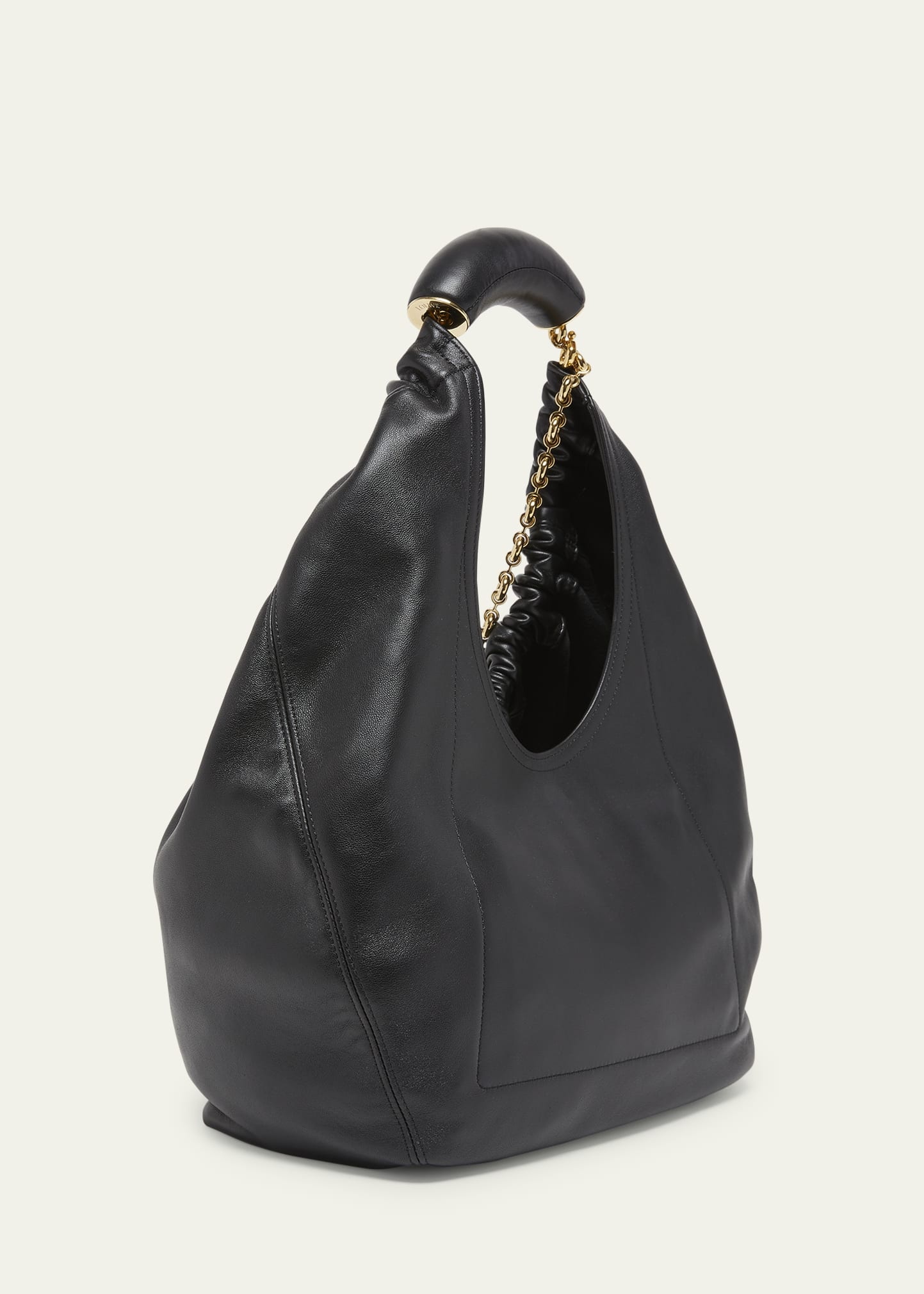Squeeze Small Shoulder Bag in Napa Leather - 3