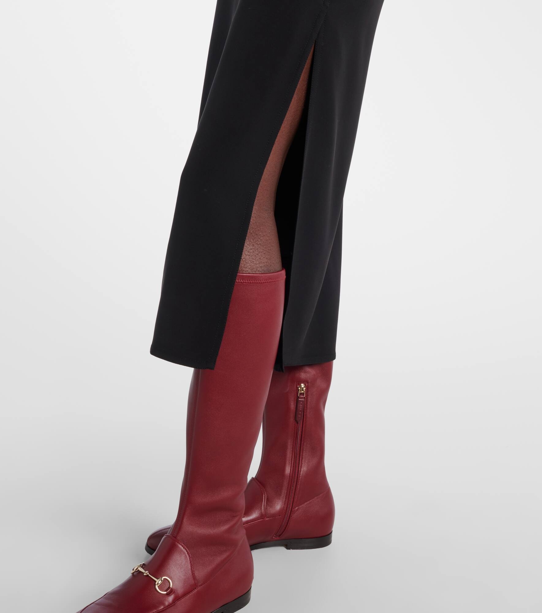 Horsebit embellished midi dress - 4