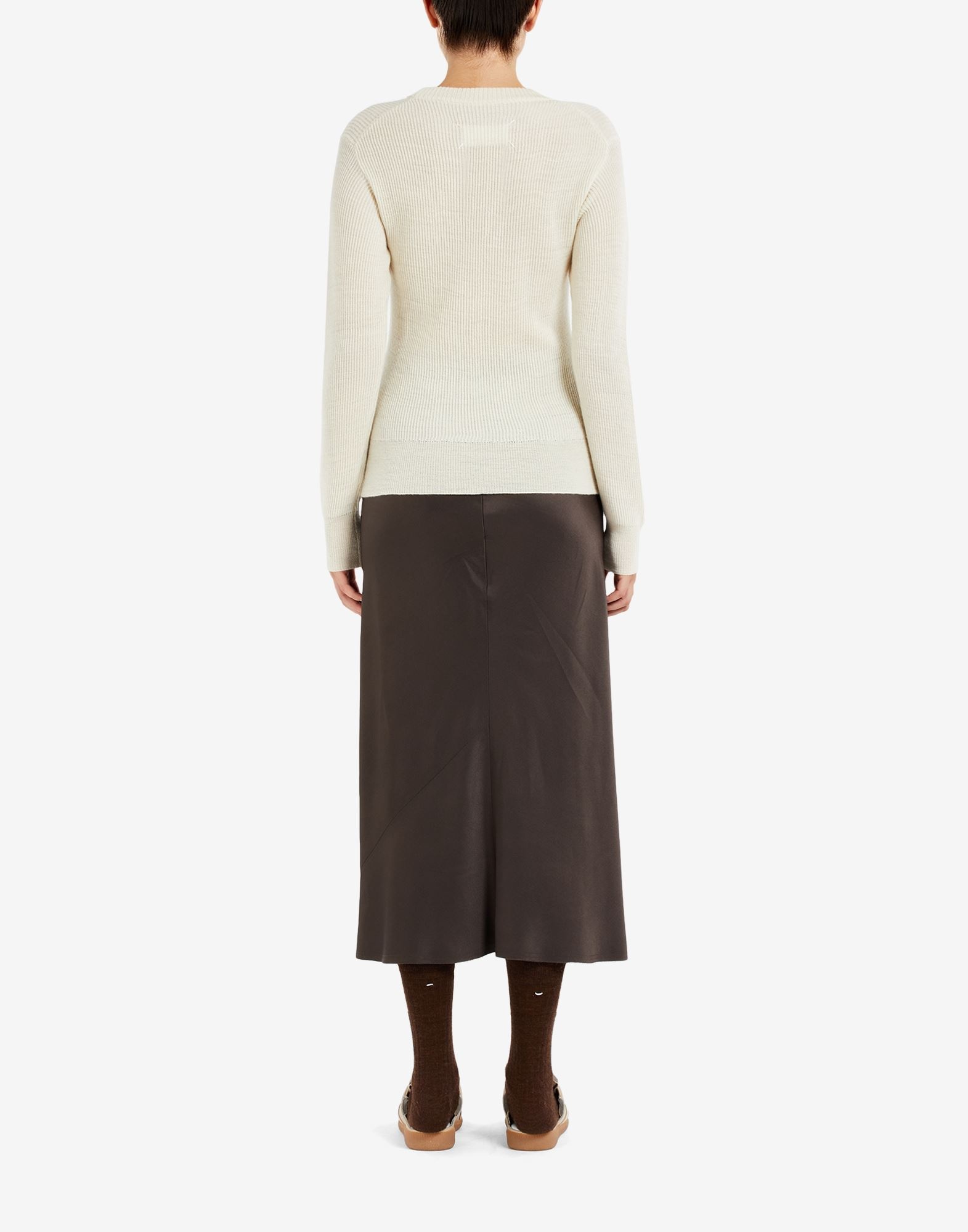 Wool-blend crewneck sweater - 4