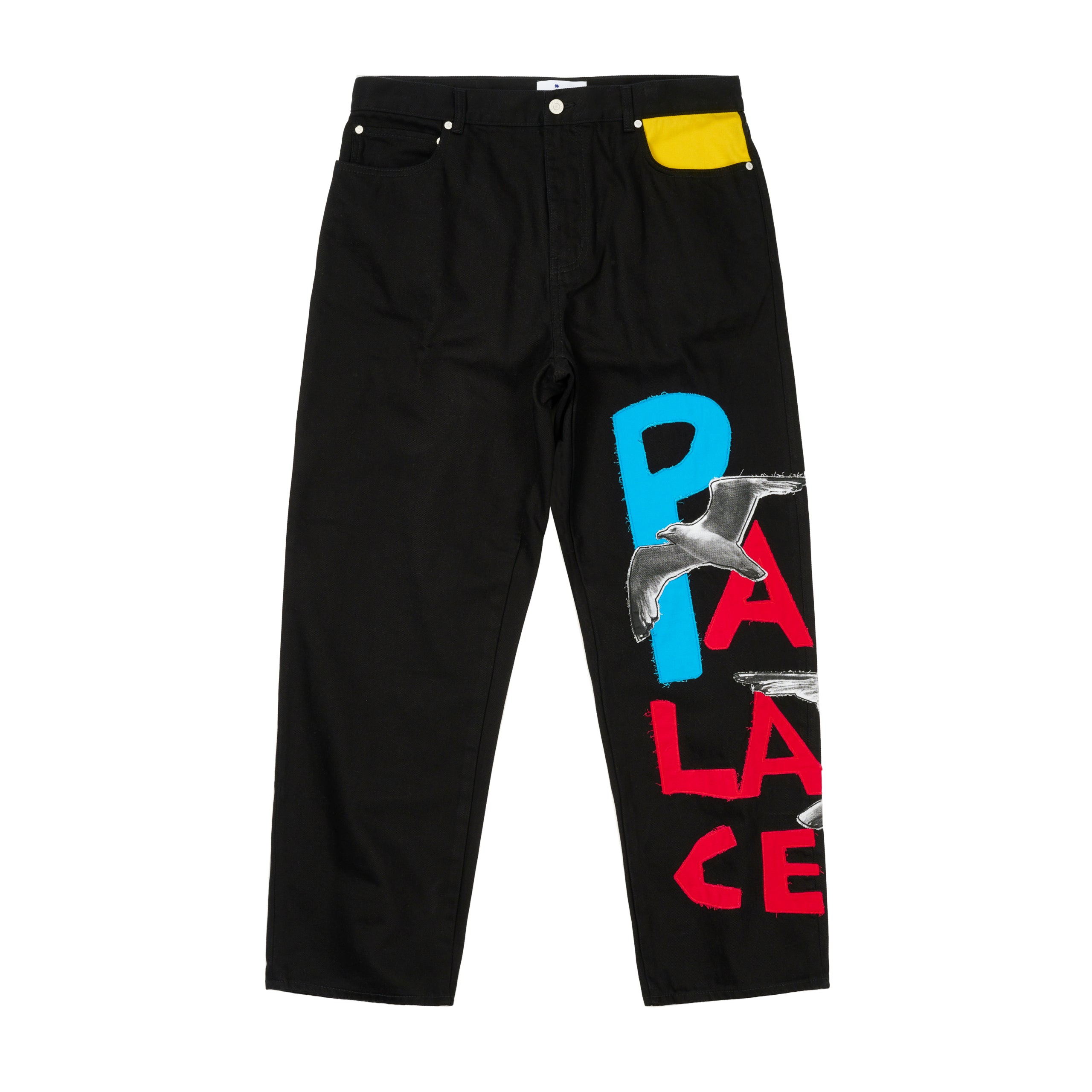 PALACE JCC+ P45 DENIM JEAN BLACK - 1