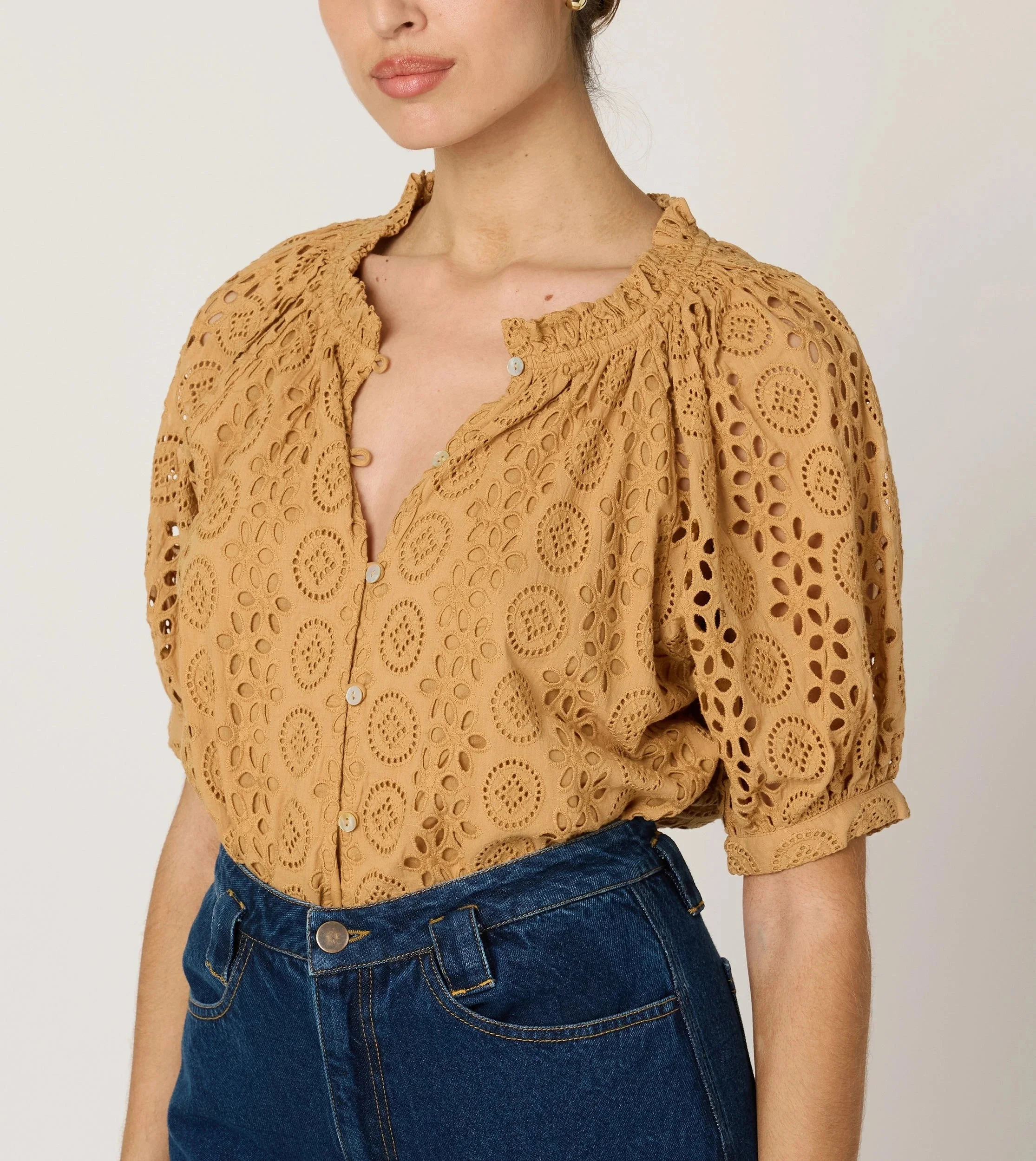 KATE BLOUSE | WHEAT - 1