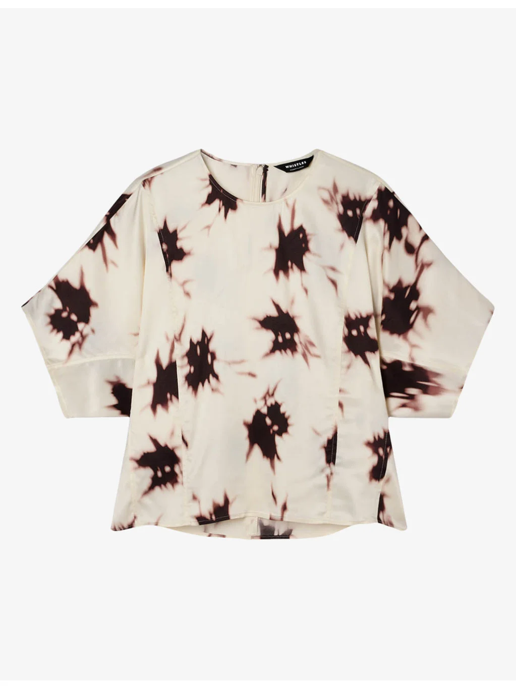 Floral-Print Relaxed-Fit Woven Blouse - 1