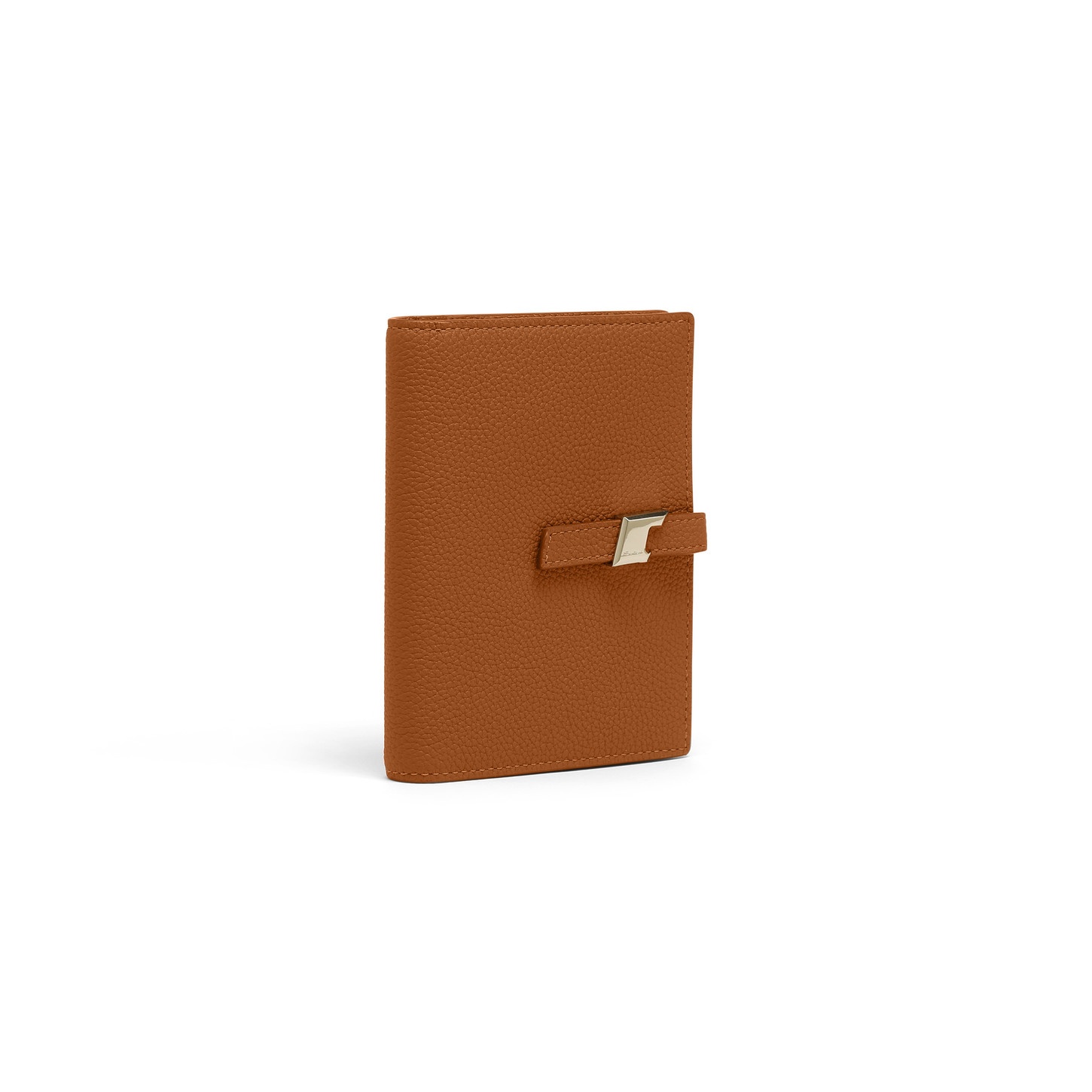 Light brown tumbled leather wallet with coin pocket - 2