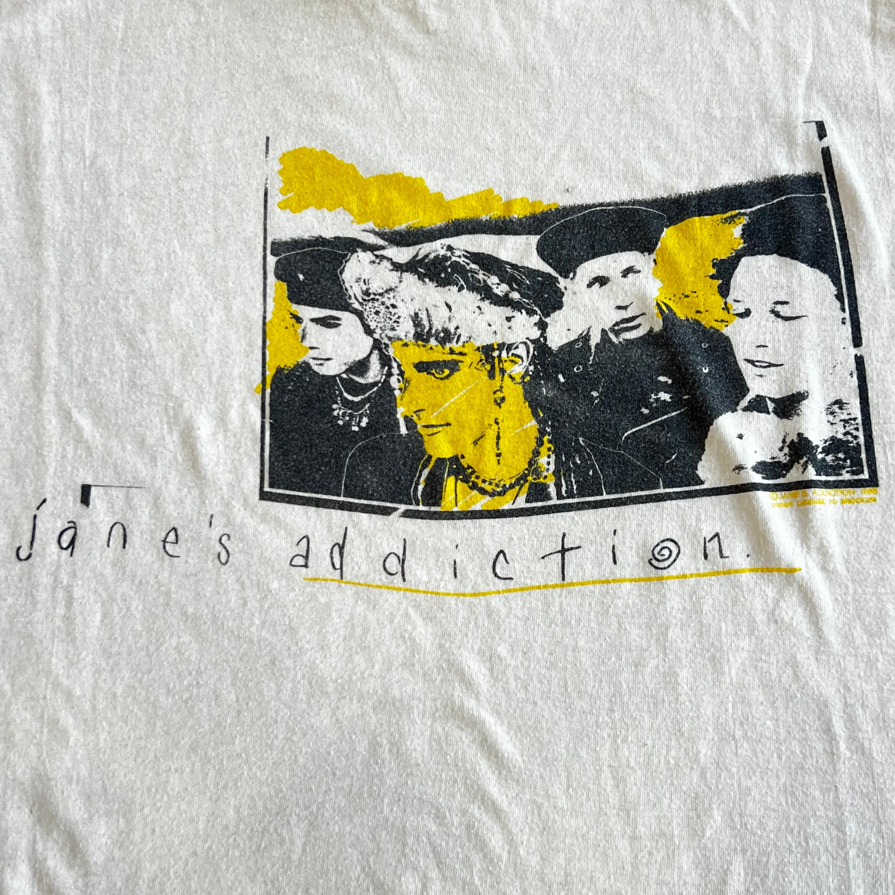 Final Blow - Vintage 80s Janes Addiction Band T-Shirt SZ XL - 2