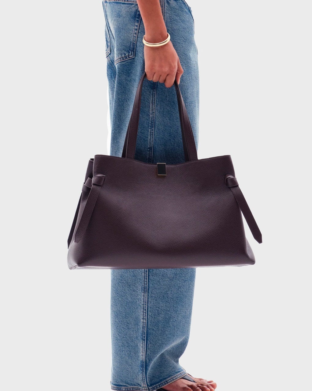 Gyoza Tote Pebble Bag  Espresso ONESIZE - 2