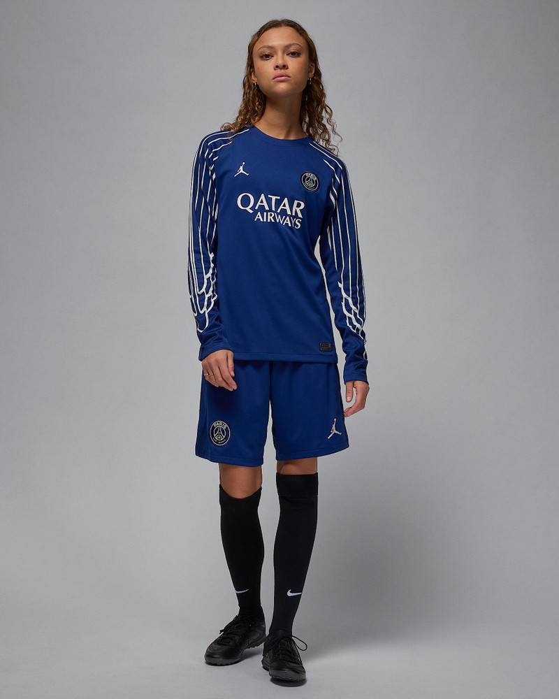 Paris Saint-Germain 2024/25 Stadium Fourth Women's Jordan Dri-FIT Soccer Replica Long-Sleeve Jersey 7