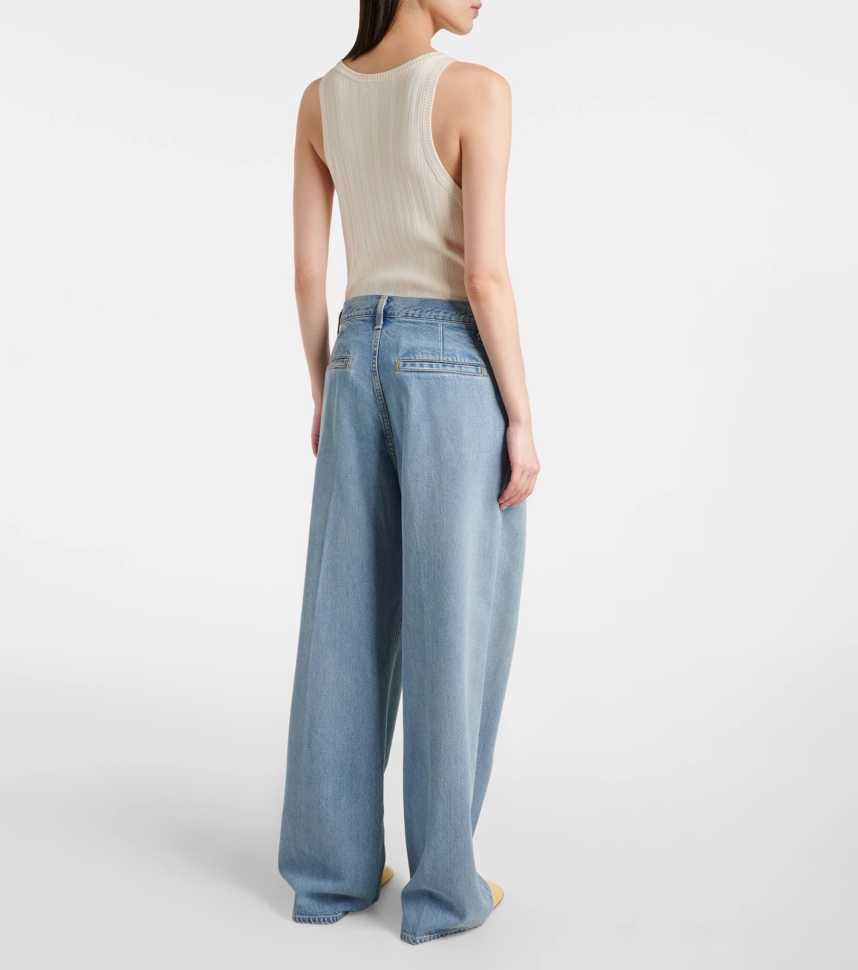 Ayla mid-rise wide-leg jeans - 3