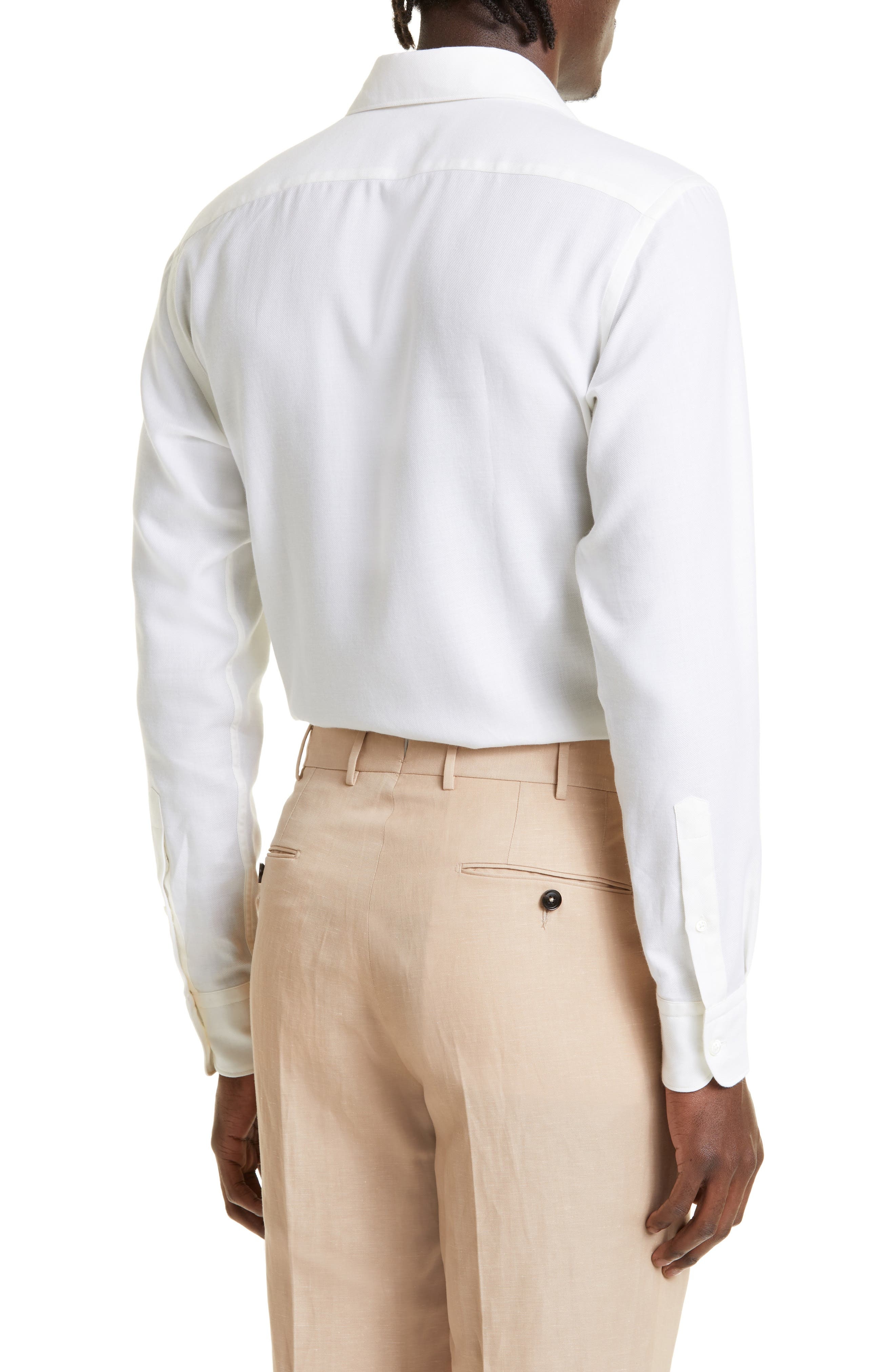 Cashco Cotton & Cashmere Button-Up Shirt - 2