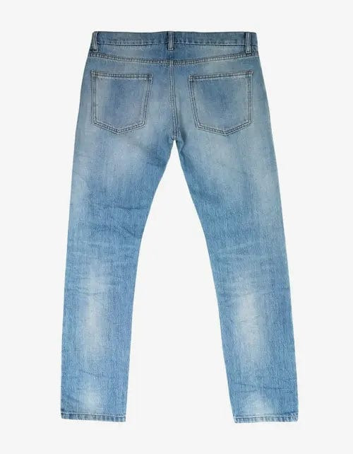 Valentino Rockstud Untitled Light Blue Denim Jeans - 2