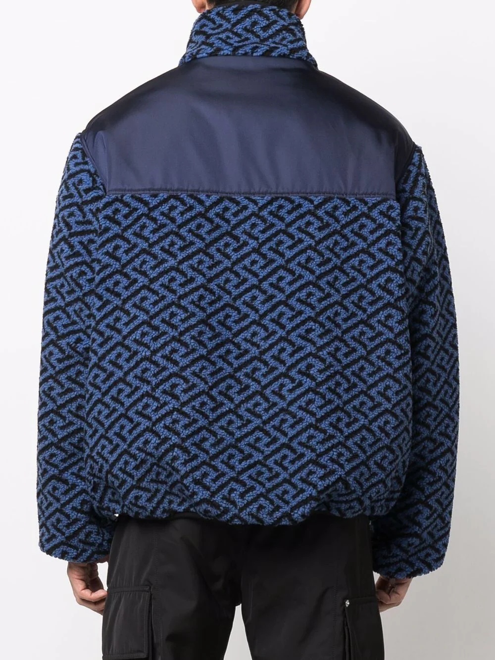 graphic-print fleece jacket - 4