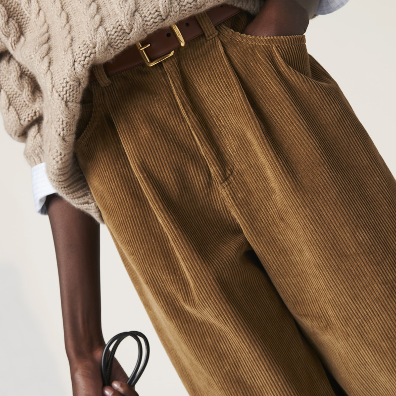 Garment-dyed corduroy pants 5
