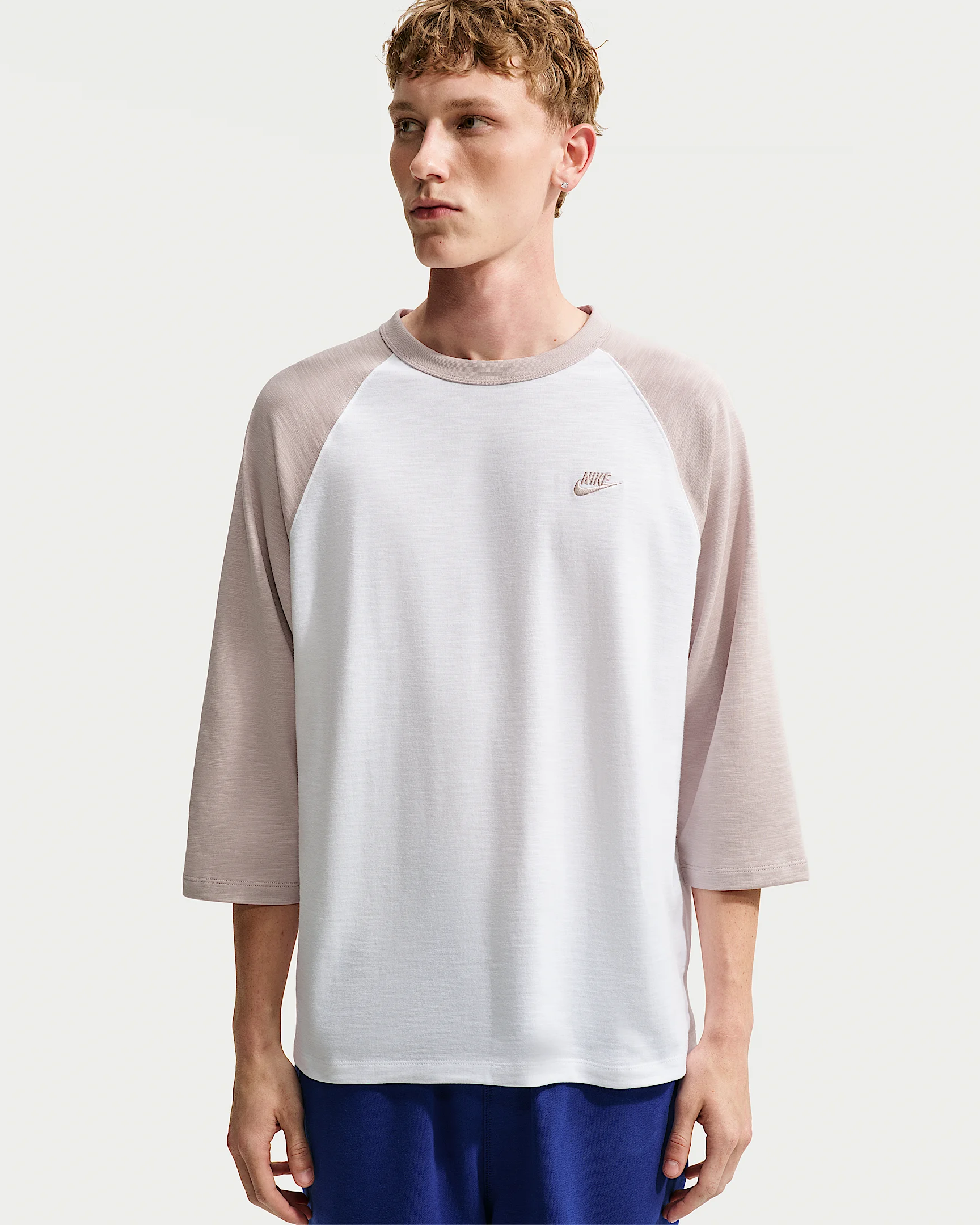 Nike Sportswear Club Men's 3/4-Sleeve Raglan Top - 1