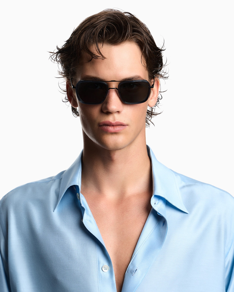 EMPORIO ARMANI MEN’S SQUARE SUNGLASSES outlook