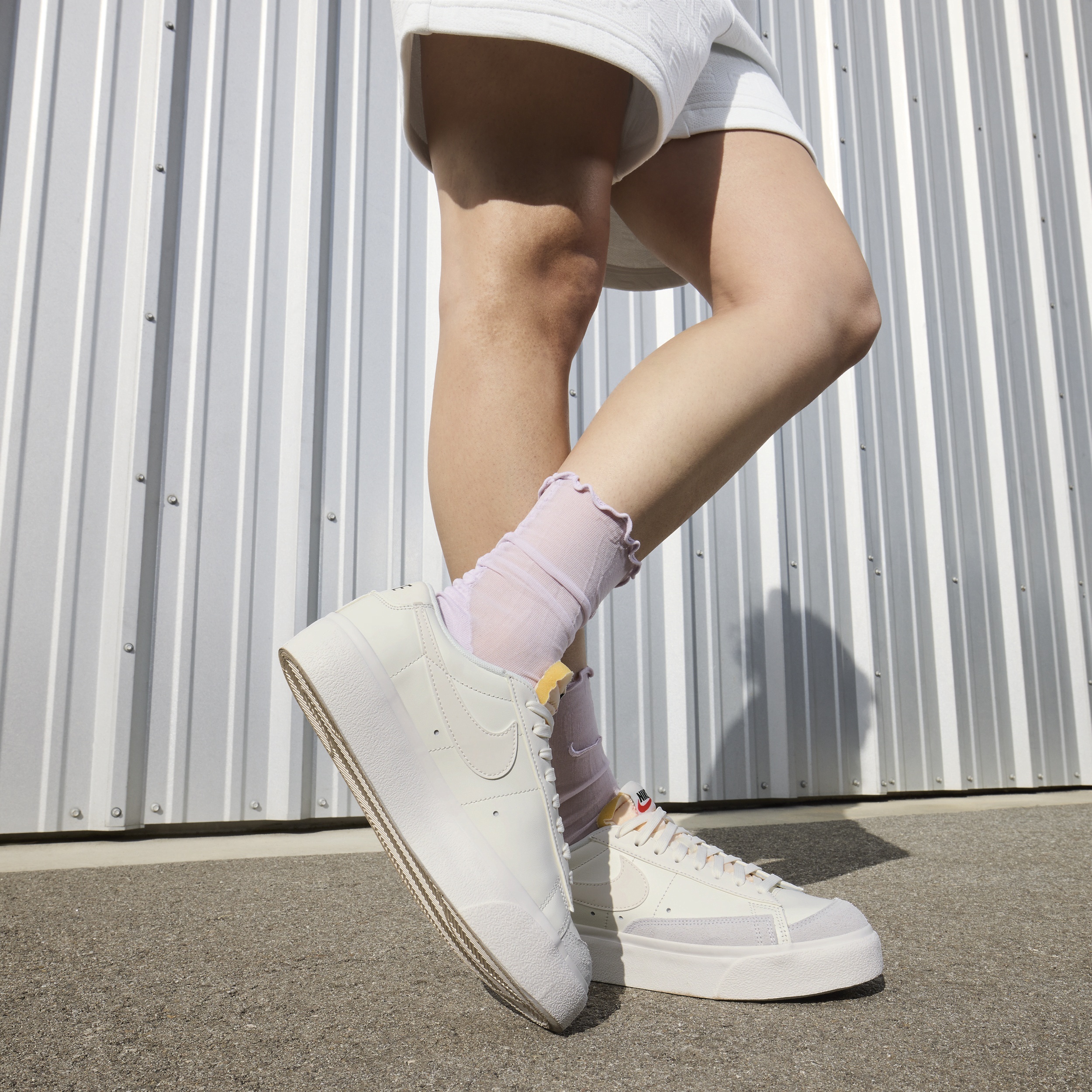 Nike Women's Blazer Low Platform Shoes - 10