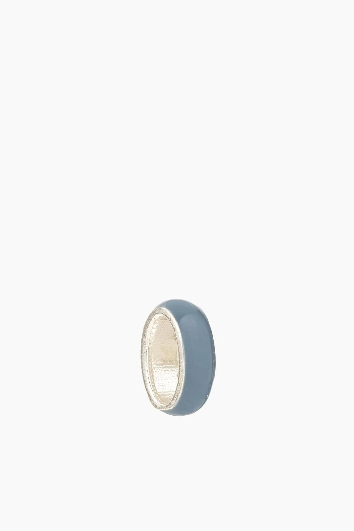 Blue Enamel Bead - 1