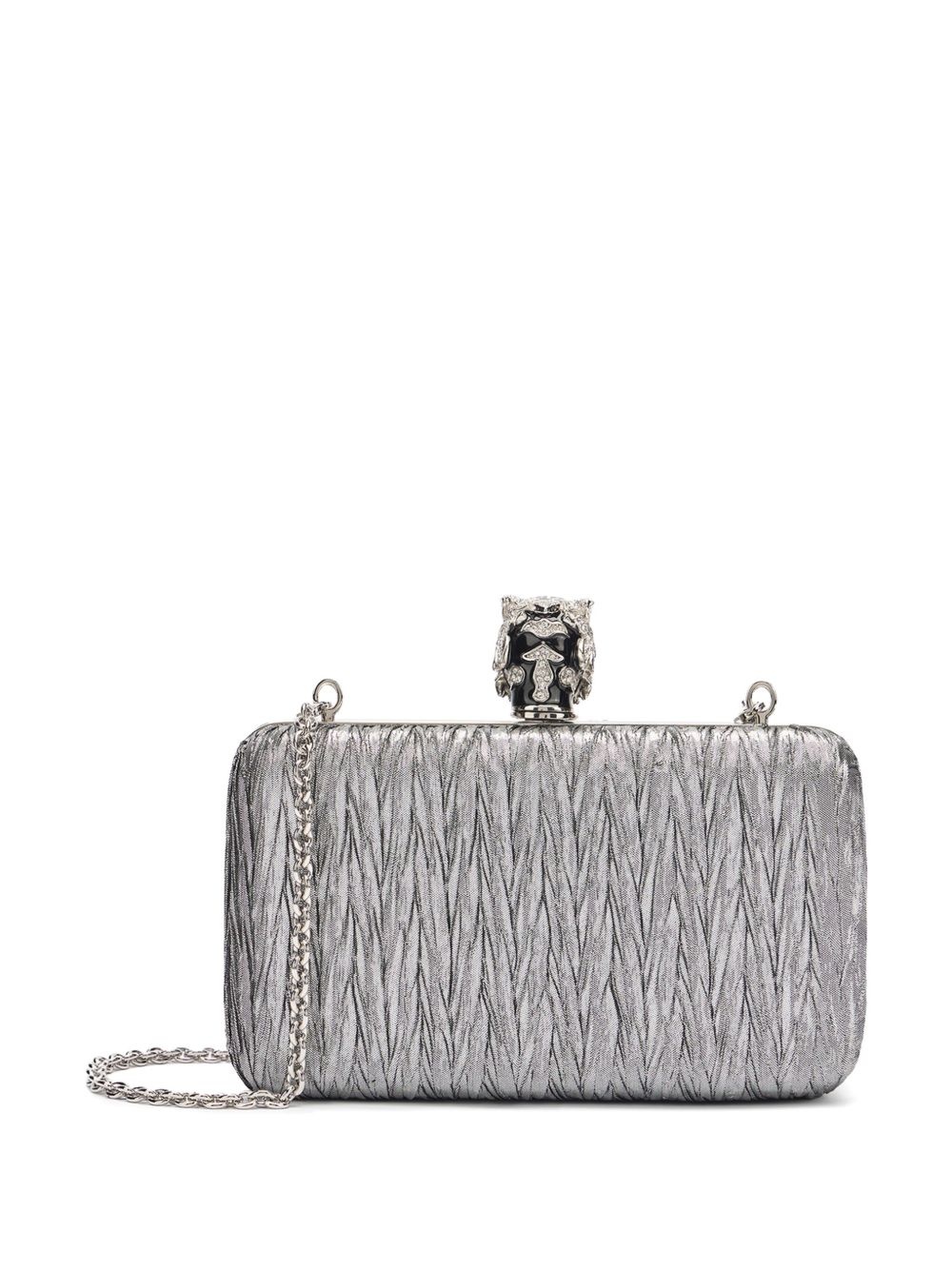 Jewelled Tigers clutch bag - 3