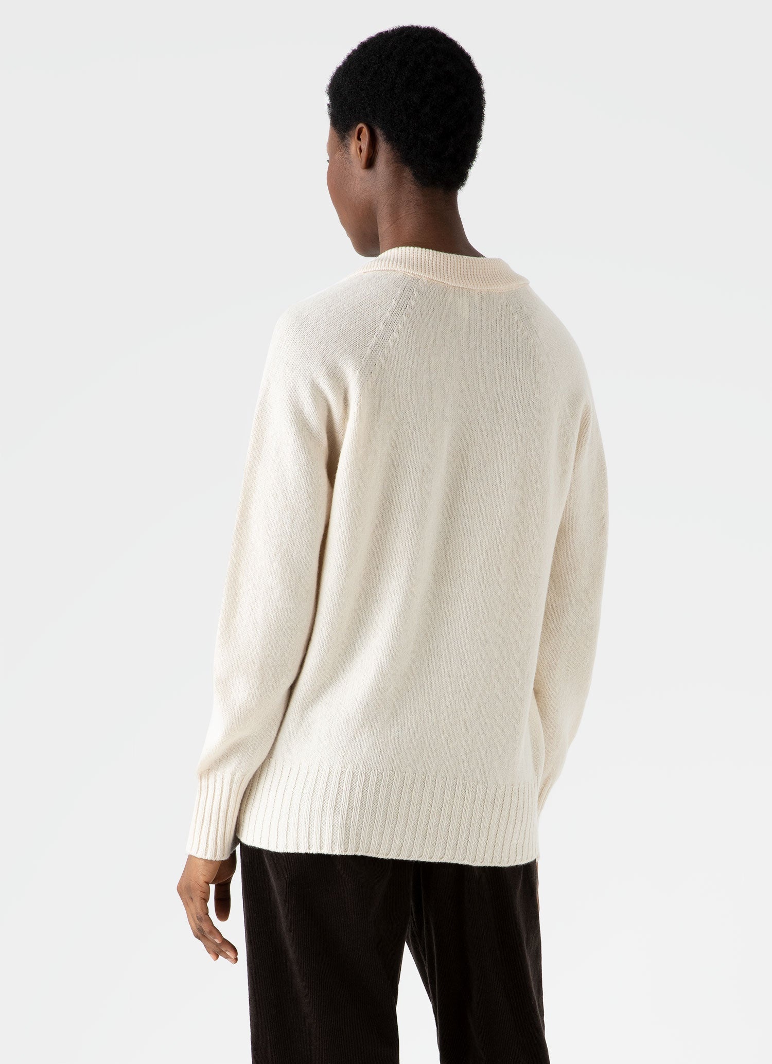 Lambswool Polo Jumper - 4