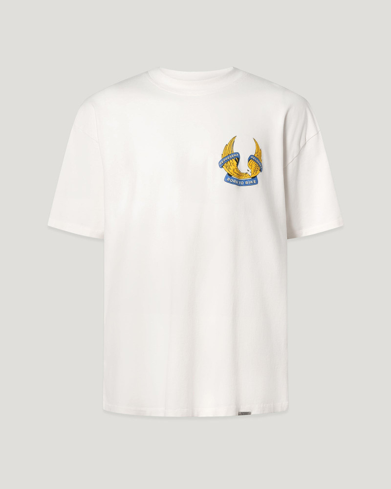 BELSTAFF X REPRESENT BORN TO BIKE T-SHIRT 1