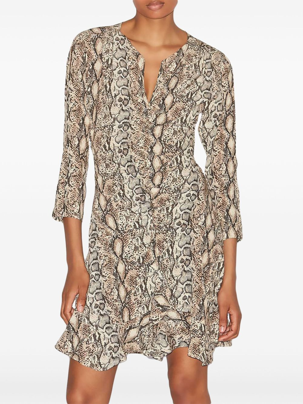 Isabel Marant Women Octavia Printed Mini Dress - 3
