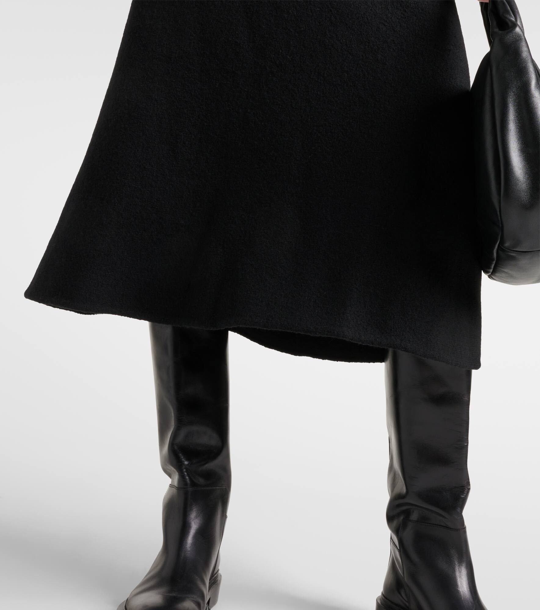 Wool midi skirt - 5