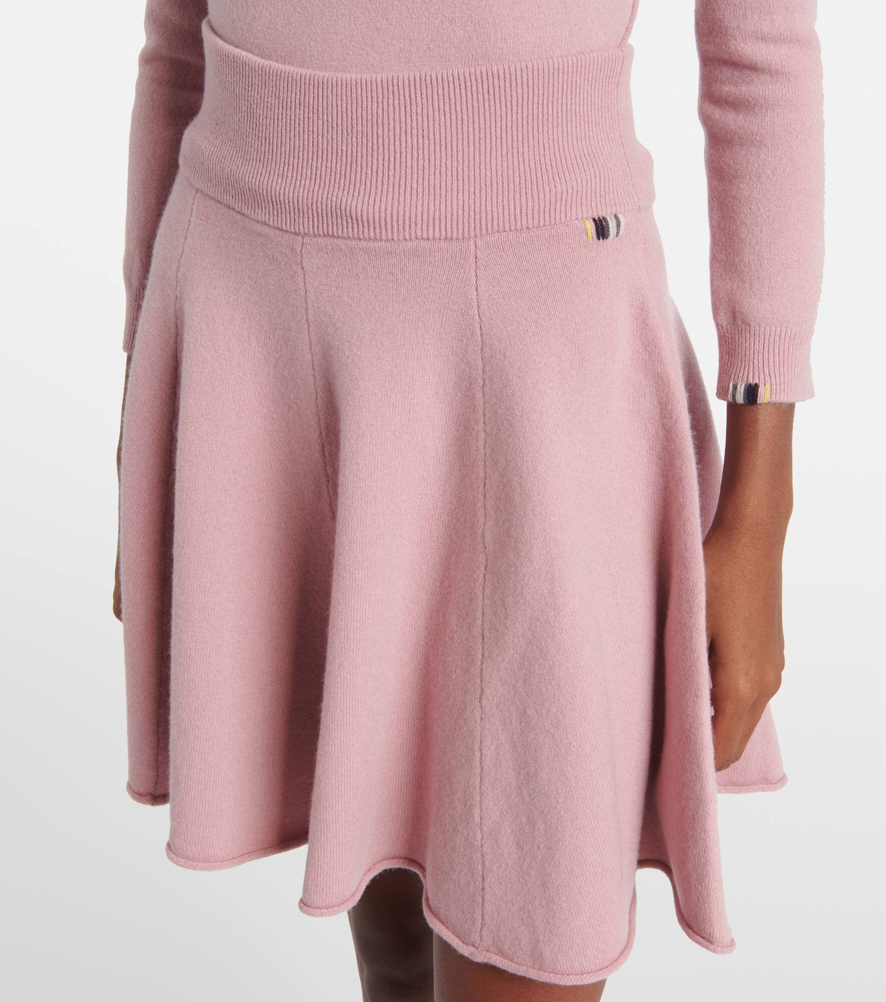 N°379 Girl cashmere-blend miniskirt - 4