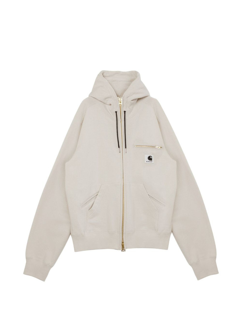 logo zip hoodie 1