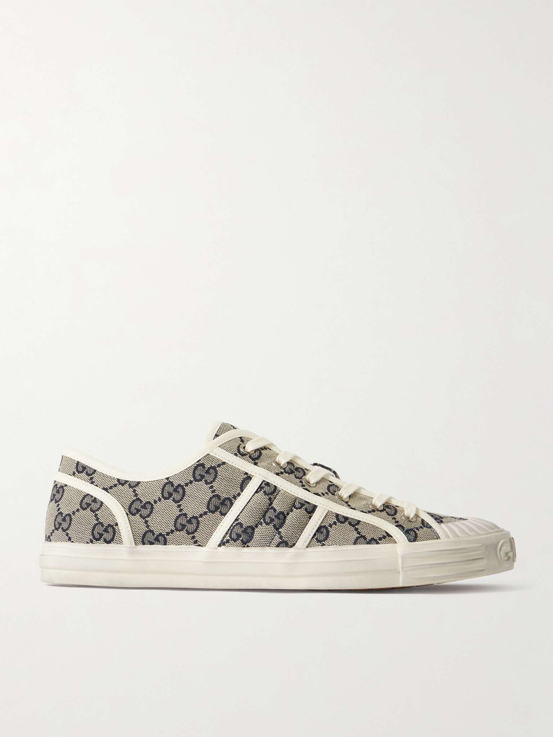 Julio Monogrammed Canvas Sneakers - 1