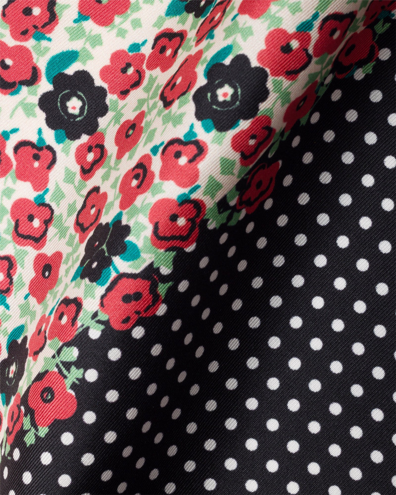 Prada Printed silk twill scarf, 55 x 55 cm outlook