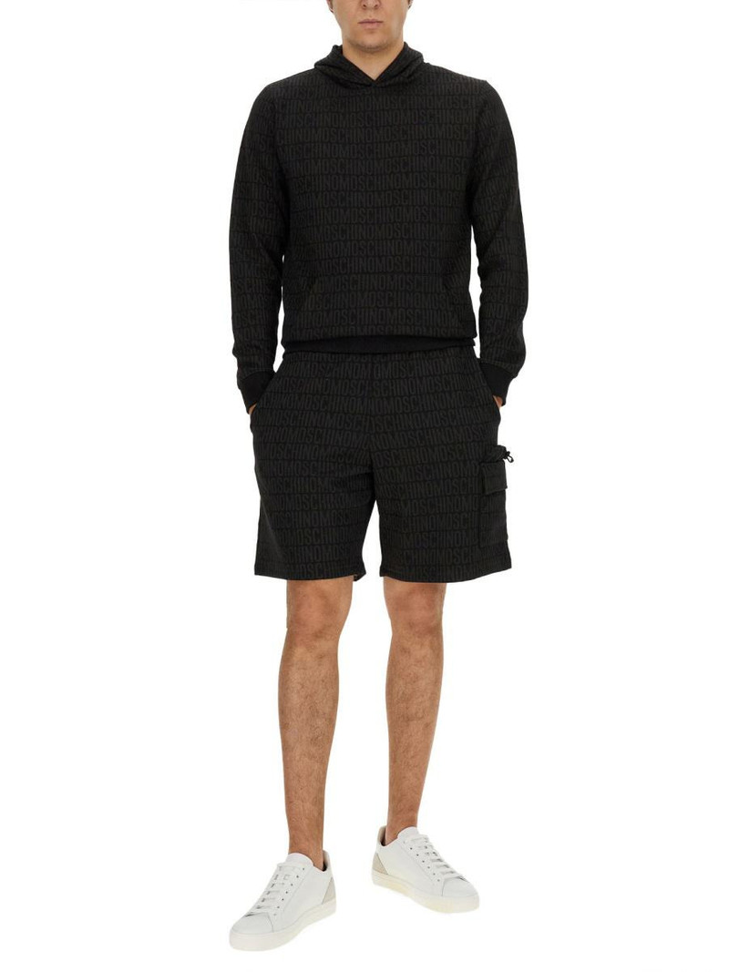 Moschino Moschino Sweatshirt With All Over Logo outlook