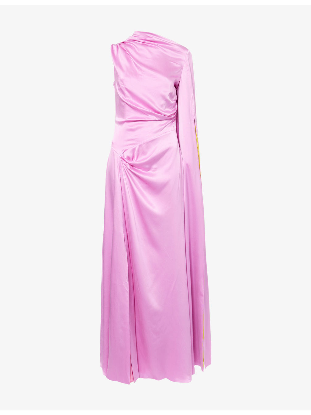 Oma Draped Silk Maxi Dress - 1
