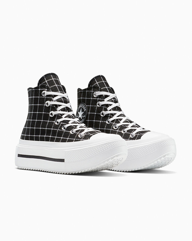 Chuck Taylor All Star Lift Double Stack Platform Plaid 5