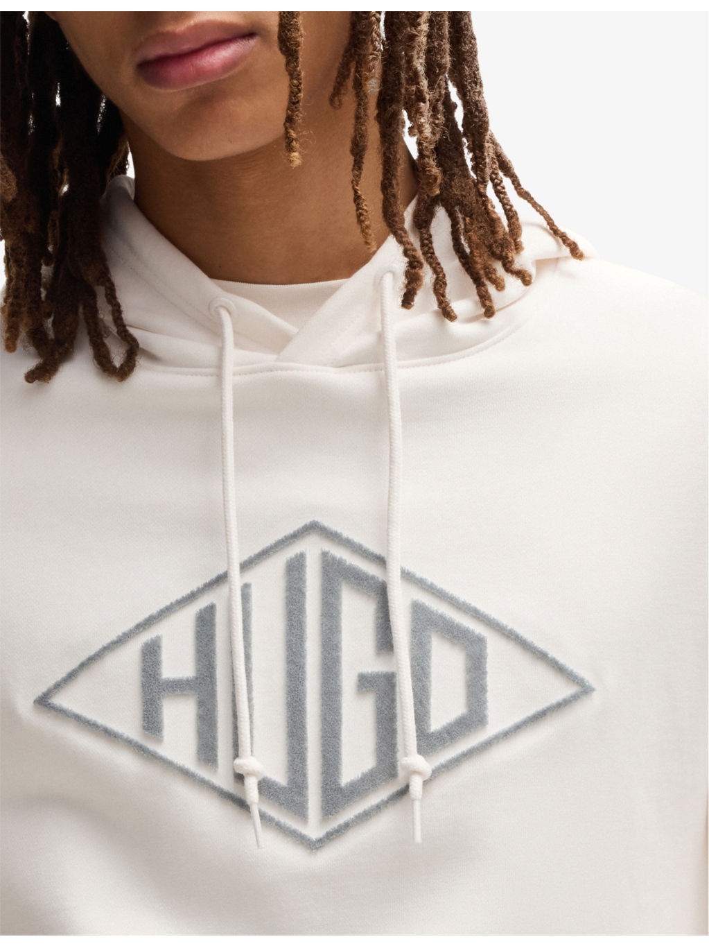 Branded Kangaroo-Pocket Cotton-Jersey Hoody - 5