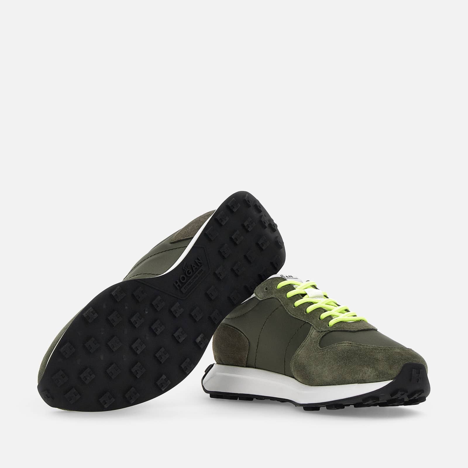 Sneakers Hogan H601 Green White - 5