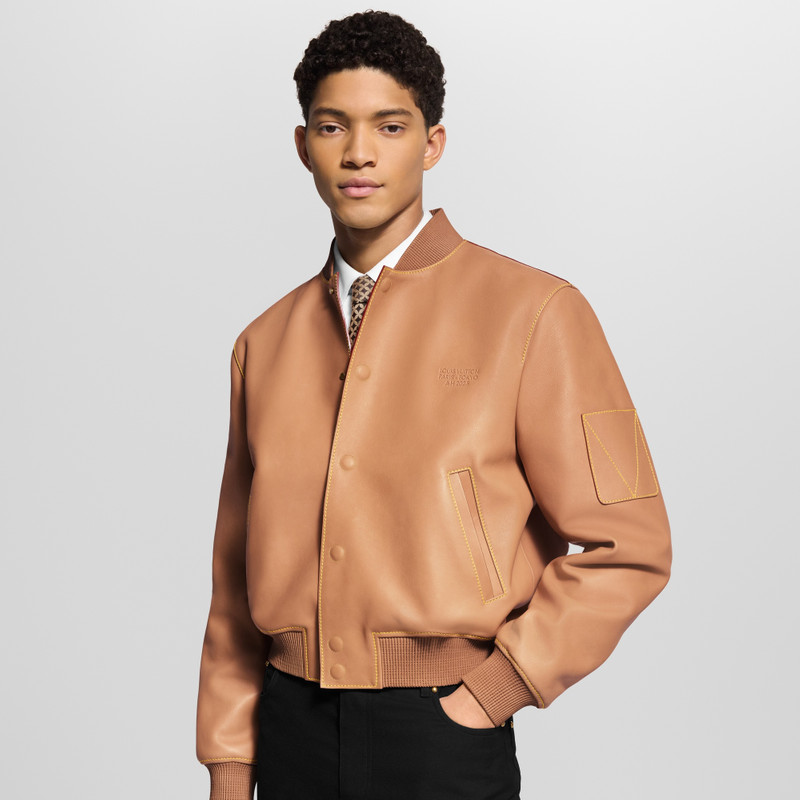Louis Vuitton Natural Leather Varsity Blouson outlook