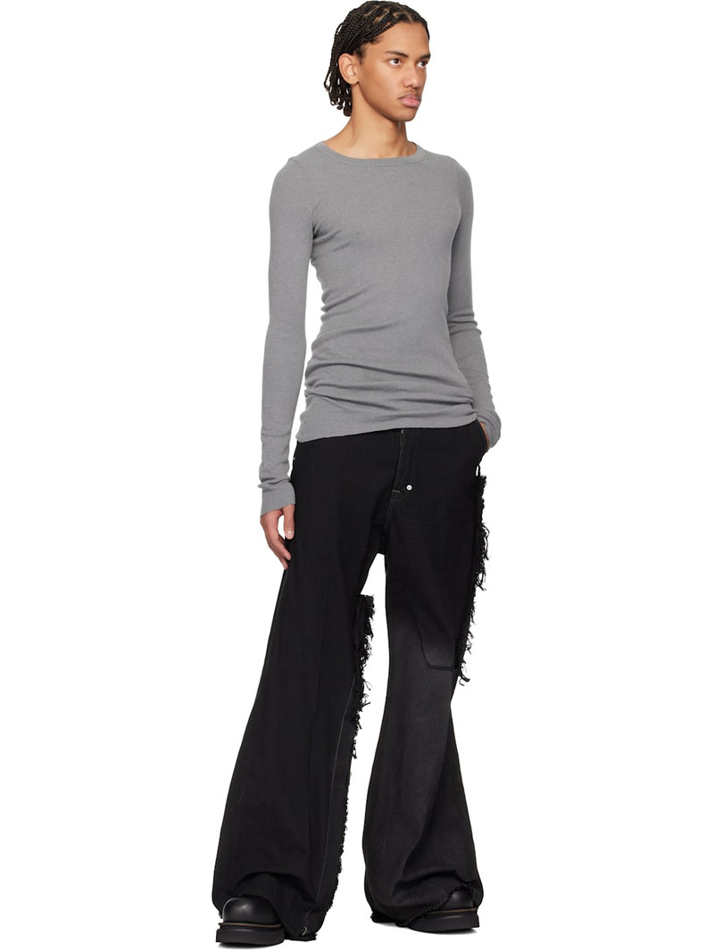 Rick Owens Black Temple Beatle Bogun Chelsea Boots outlook