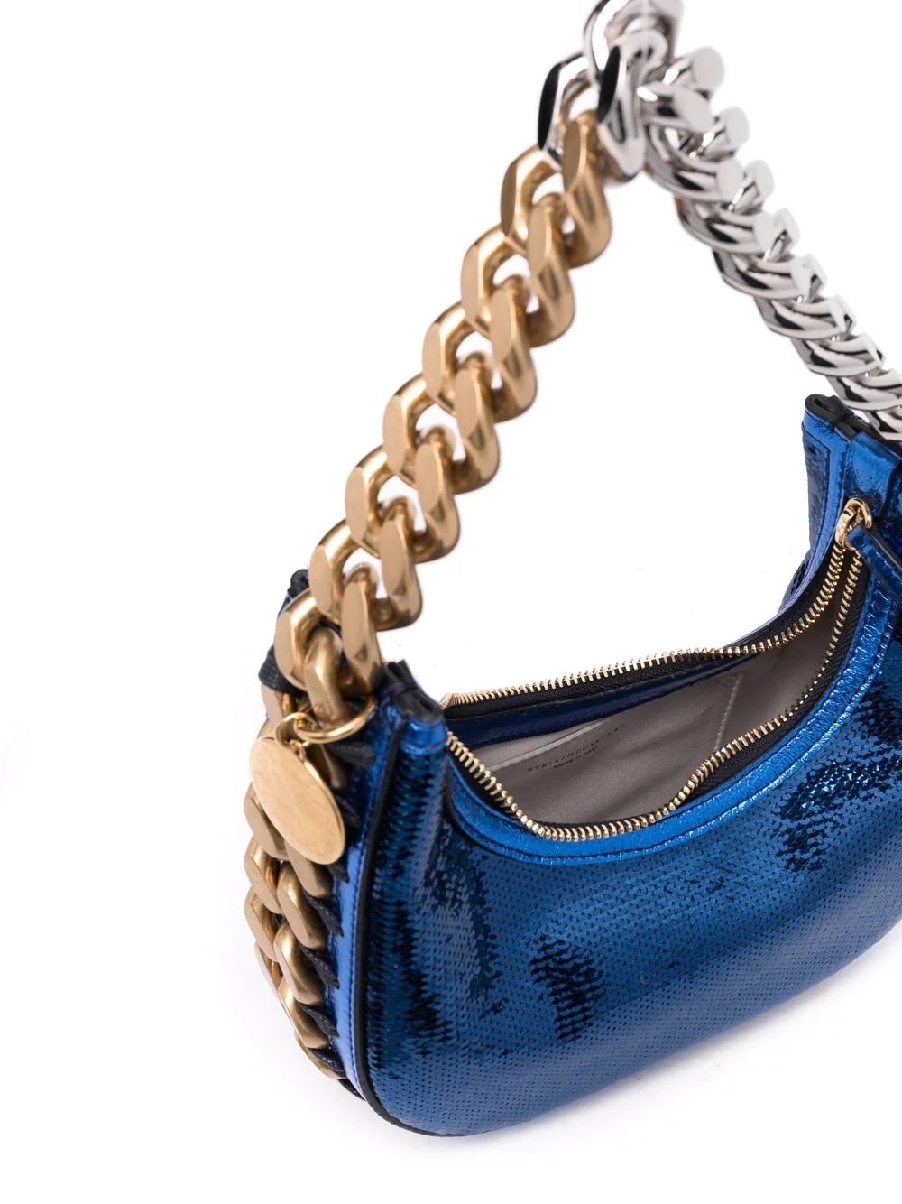 sequin-embellished shoulder bag - 5