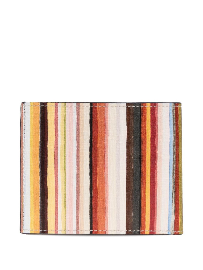 Paul Smith striped leather cardholder outlook