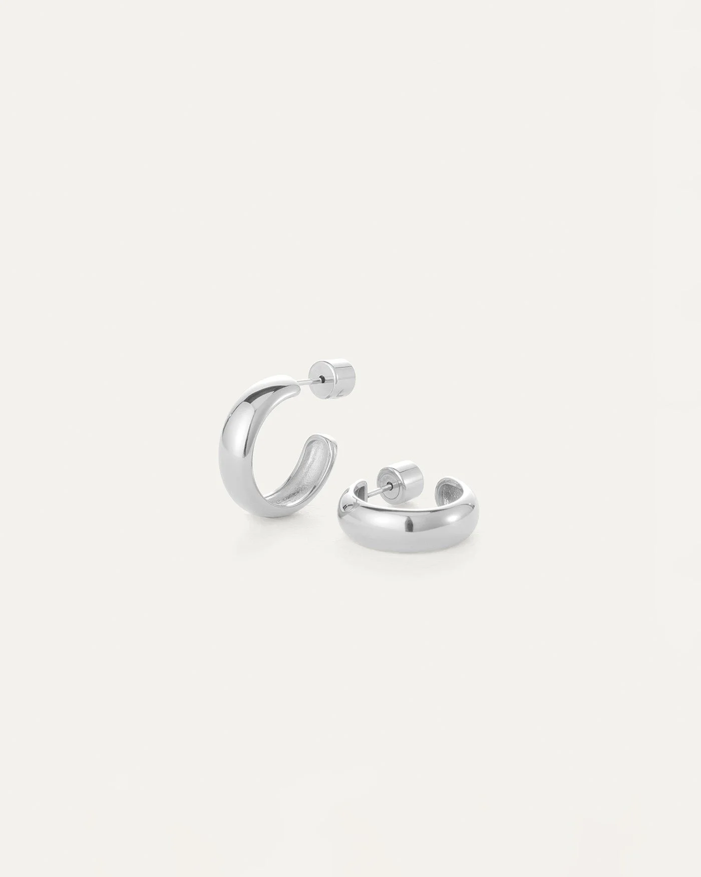 Staple Hoop Earrings - Small - 1