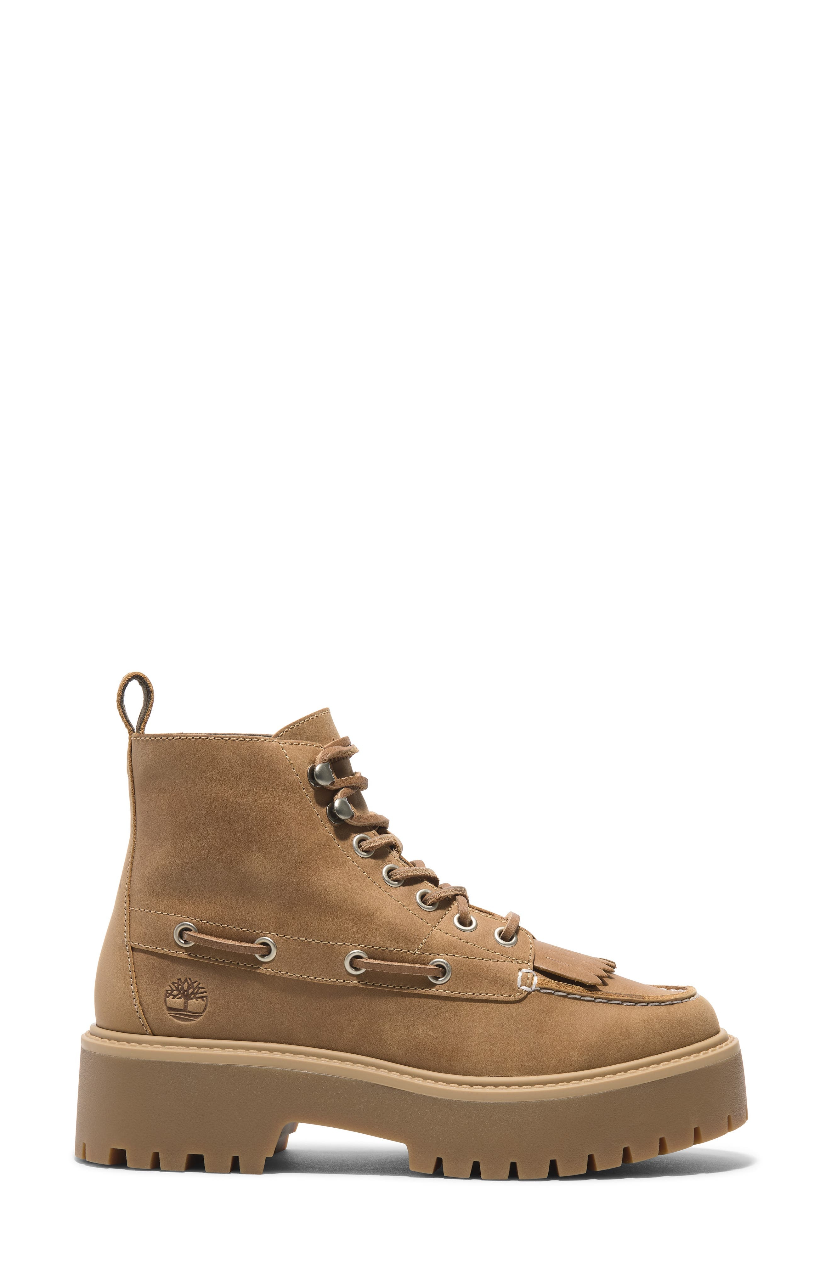 Timberland Stone Street Platform Hiking Boot in Wheat Full Grain at Nordstrom - 2