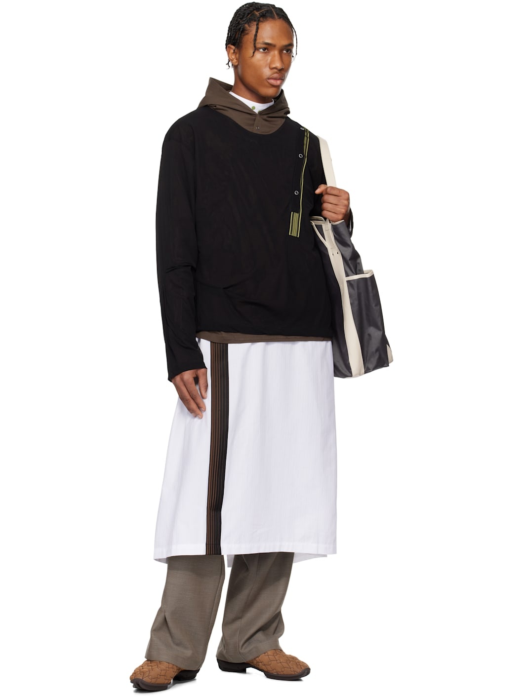 Brown & Black Inex Hoodie - 5