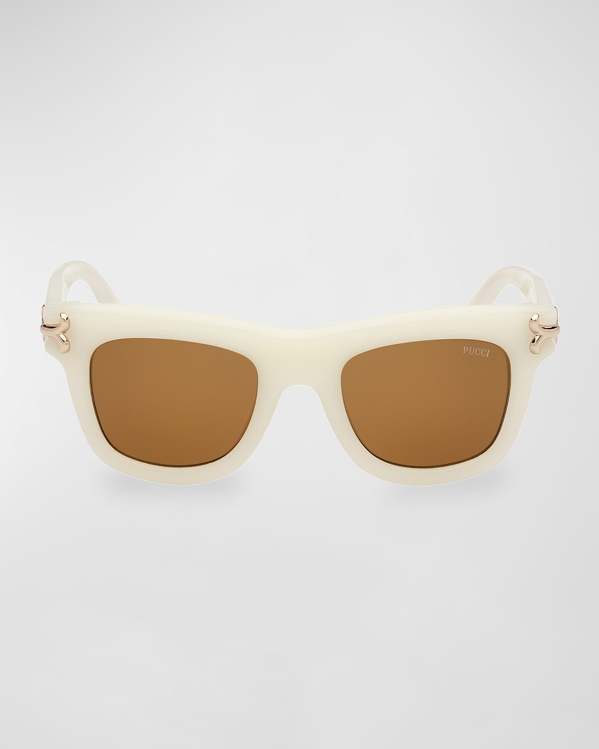 Logo Acetate Square Sunglasses - 3