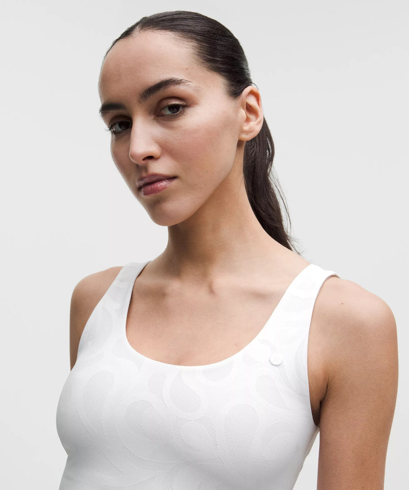Paisley-Mesh Tennis Tank Top *B/C Cup 4