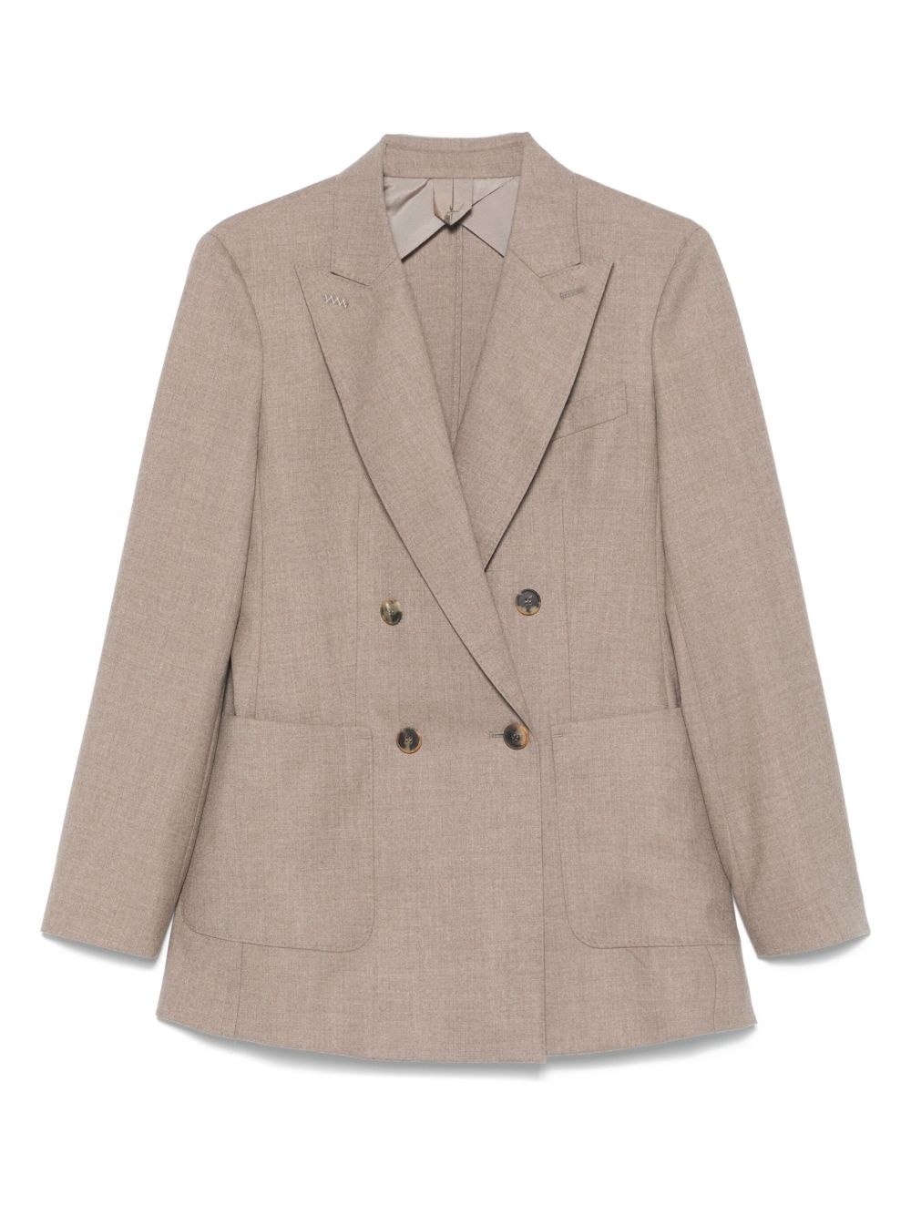 double-breasted blazer - 1