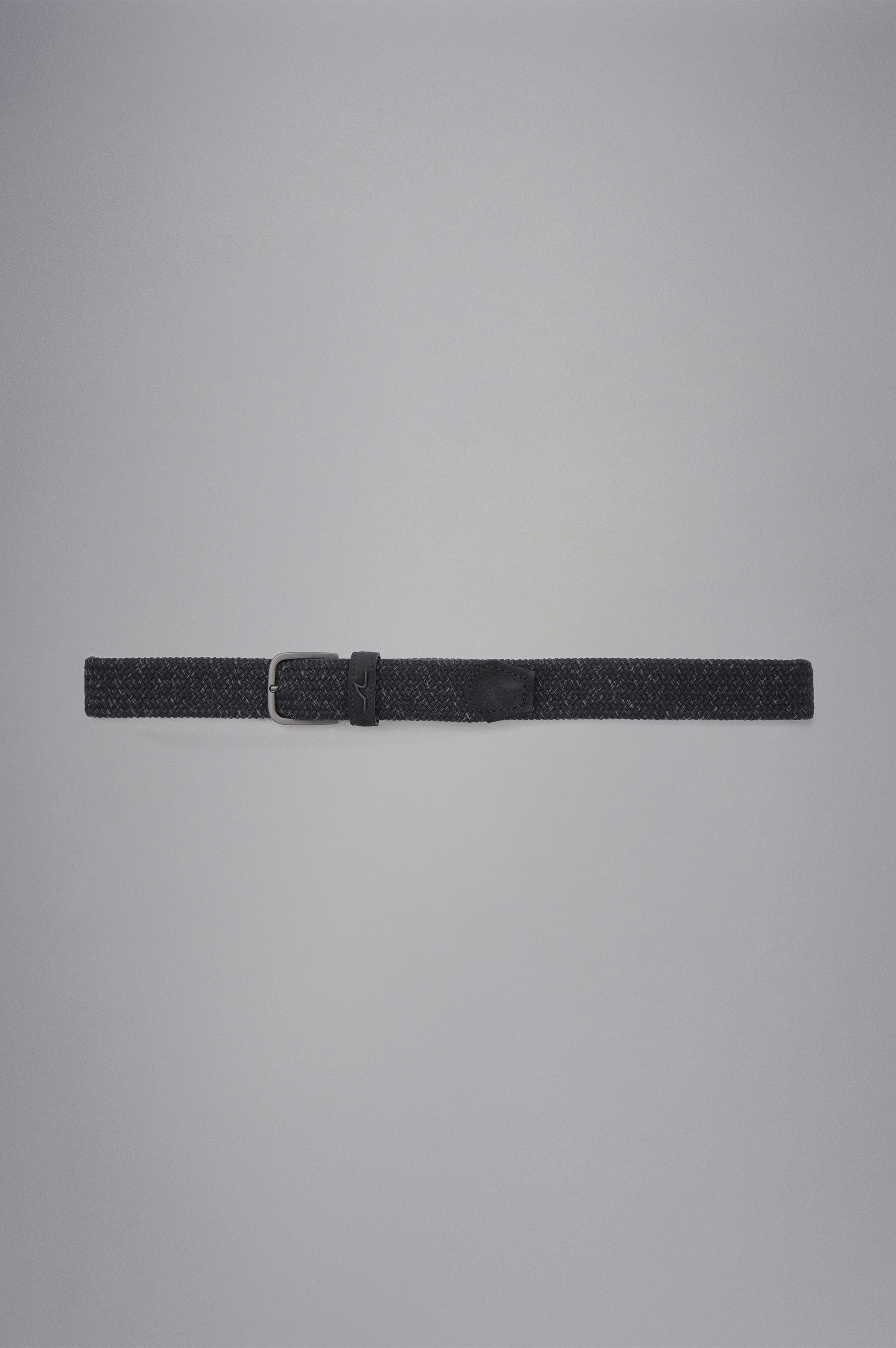 WOOL ELASTIC BELT WITH LEATHER TRIMMINGS - 3