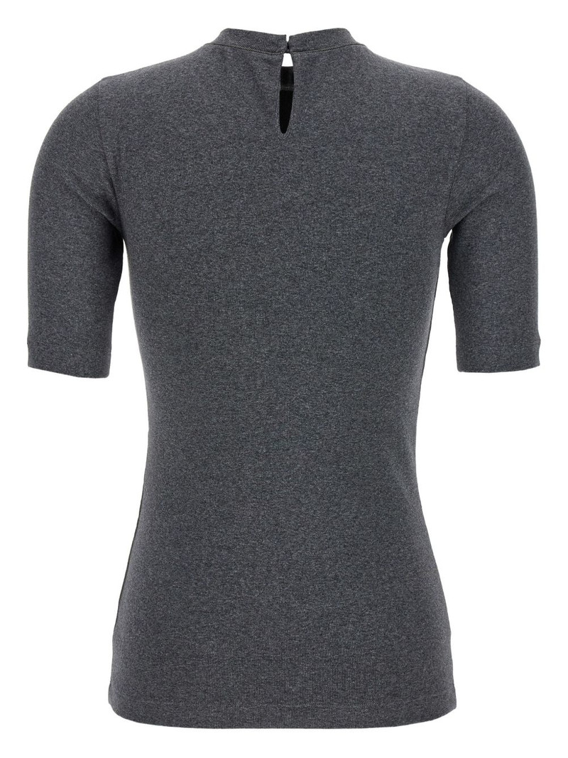 Brunello Cucinelli Monile ribbed T-shirt outlook
