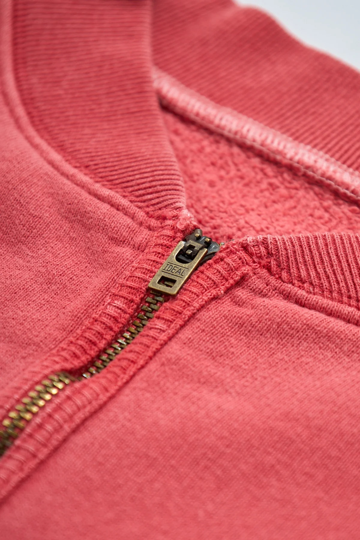 Maison Margiela Half Zip Sweatshirt Vintage Red - 3