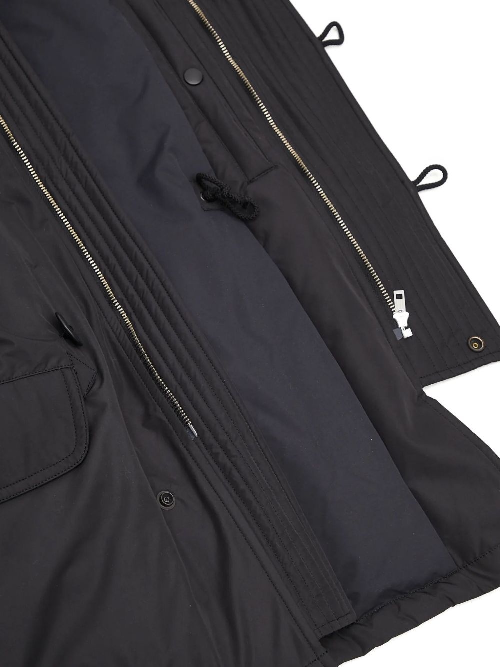 faux fur-lined hooded parka - 5
