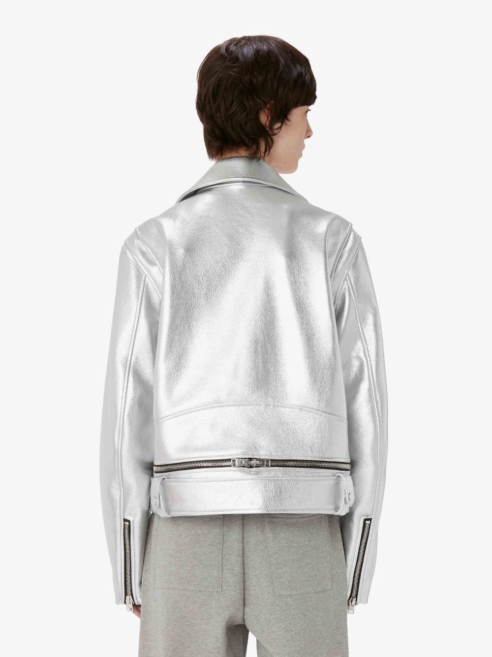 BIKER LEATHER JACKET - 3