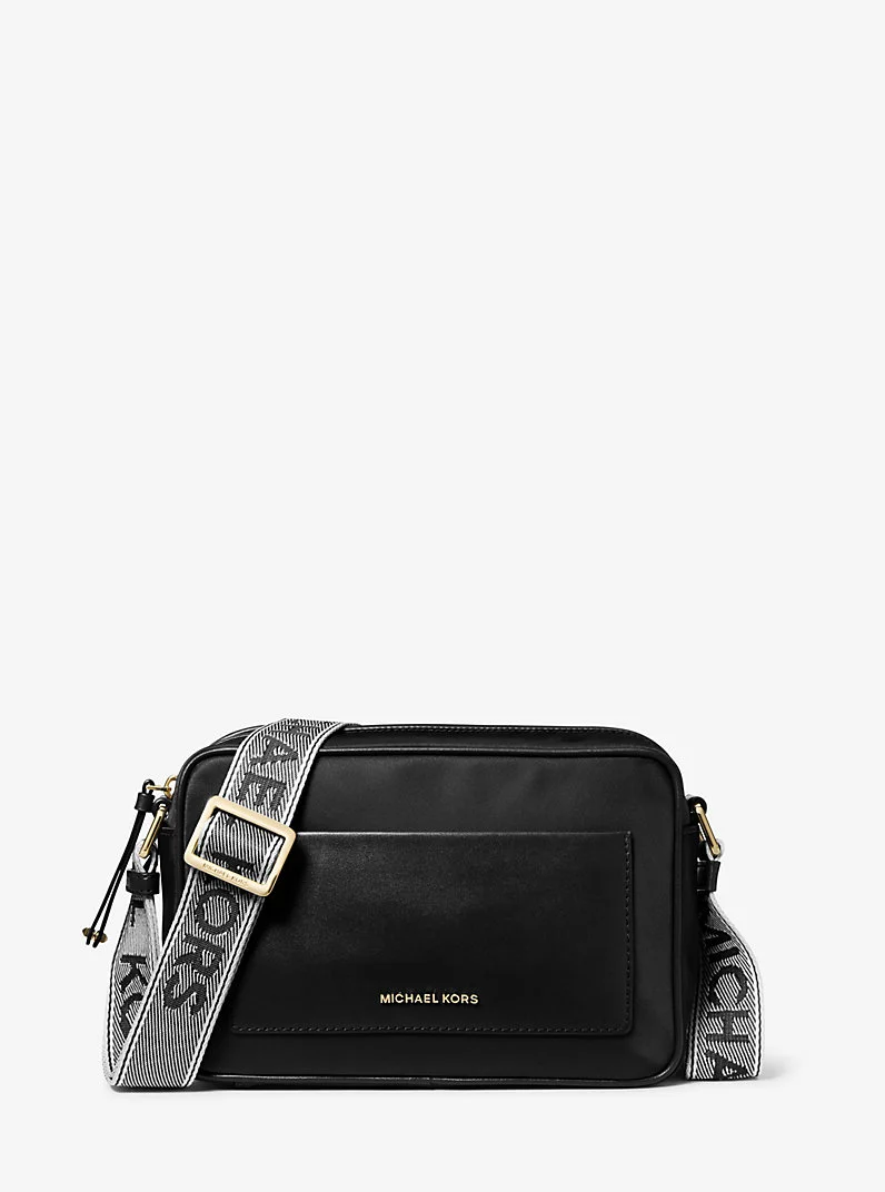 Jet Set Large Nylon Gabardine Crossbody Bag - 1