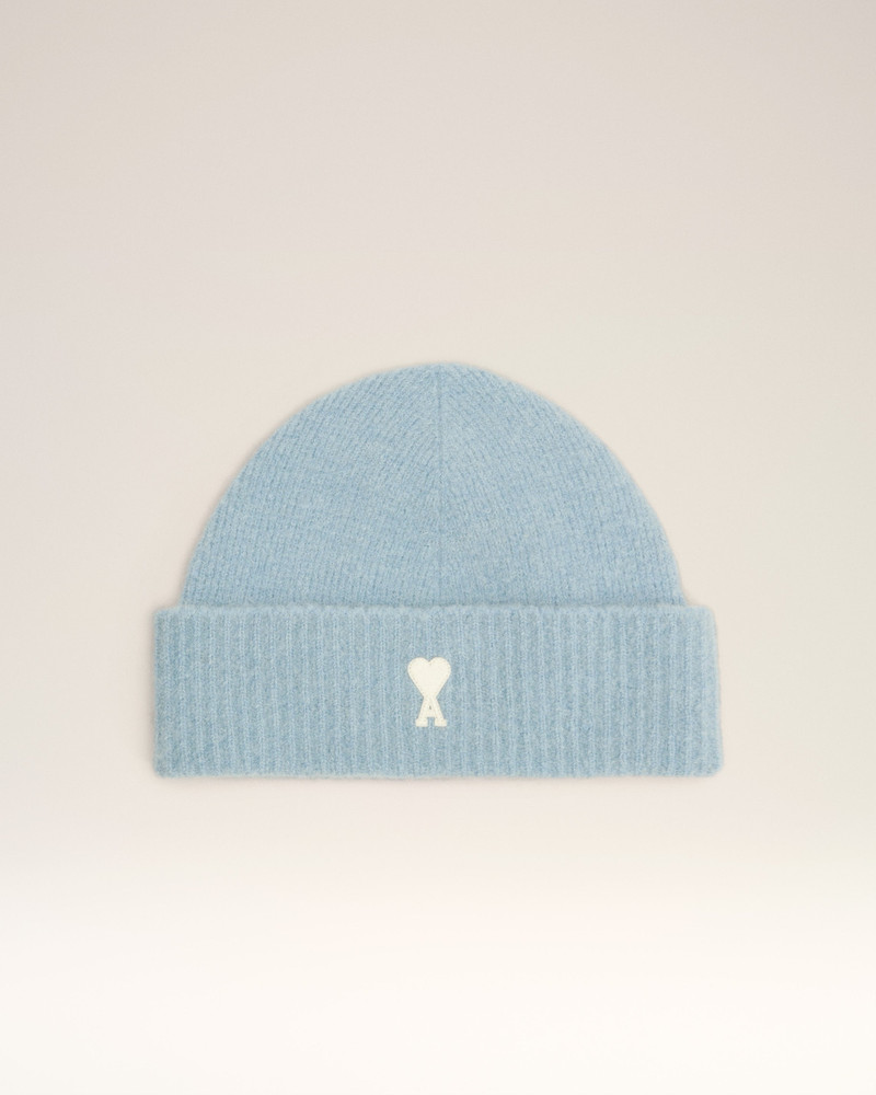 BLUE ALPACA STRIPED AMI DE COEUR BEANIE 1